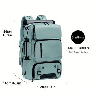 🎒 43.94cm Large Capacity Hiking Backpack – Unisex Travel Bag with USB Charging Port, Padded Straps & Multi-Use Design for Work, Gym, and Getaways 🌍🧳
