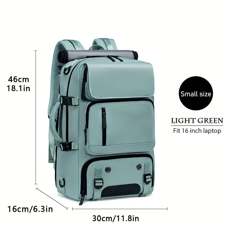 🎒 43.94cm Large Capacity Hiking Backpack – Unisex Travel Bag with USB Charging Port, Padded Straps & Multi-Use Design for Work, Gym, and Getaways 🌍🧳