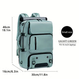 🎒 43.94cm Large Capacity Hiking Backpack – Unisex Travel Bag with USB Charging Port, Padded Straps & Multi-Use Design for Work, Gym, and Getaways 🌍🧳