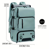 🎒 43.94cm Large Capacity Hiking Backpack – Unisex Travel Bag with USB Charging Port, Padded Straps & Multi-Use Design for Work, Gym, and Getaways 🌍🧳