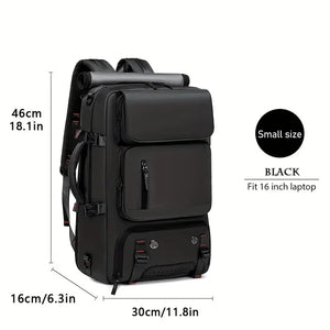 🎒 43.94cm Large Capacity Hiking Backpack – Unisex Travel Bag with USB Charging Port, Padded Straps & Multi-Use Design for Work, Gym, and Getaways 🌍🧳
